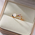 Joy - Gold Blossom Rings