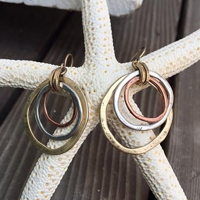 Gold & Silver Vintage Earrings